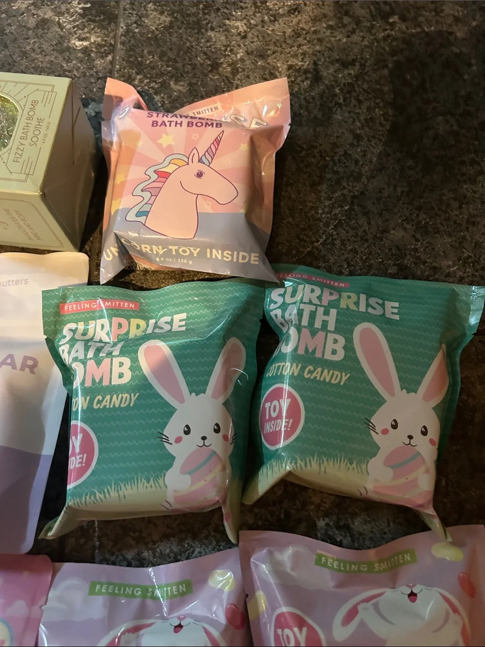 15 Pieces of Assortment of Bath Bombs & Confetti Soap